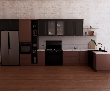 Modern Kitchen Cabinet-ID:924980647