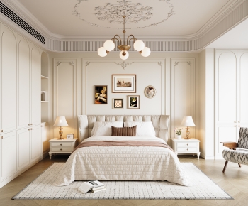 French Style Bedroom-ID:580229833