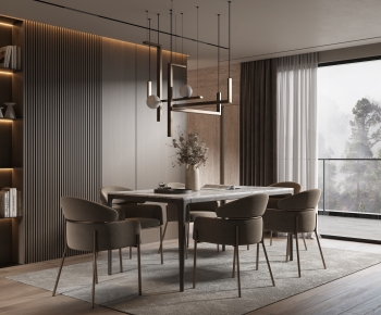 Modern Dining Room-ID:705137974