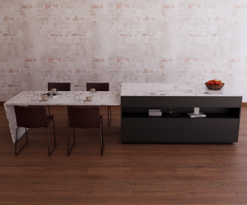 Modern Dining Table And Chairs-ID:668959626