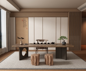 New Chinese Style Tea House-ID:604891061