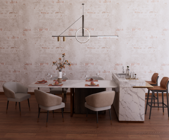 Modern Dining Table And Chairs-ID:175842053