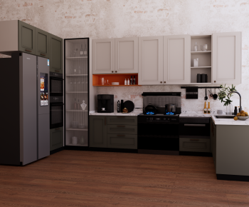 Modern Kitchen Cabinet-ID:211596975