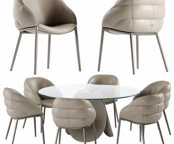 Modern Dining Table And Chairs-ID:381419724