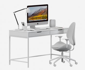 Modern Office Desk And Chair-ID:170336018