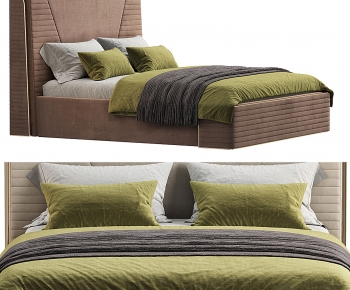 Modern Double Bed-ID:435543065