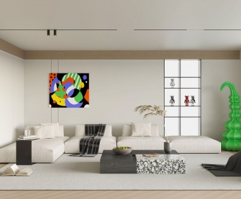 Modern A Living Room-ID:785856012