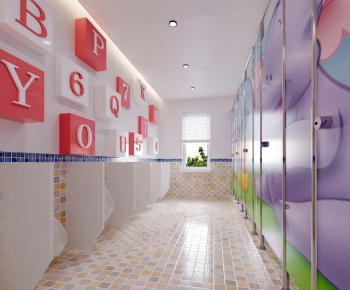 Modern Children's Restroom-ID:262983089