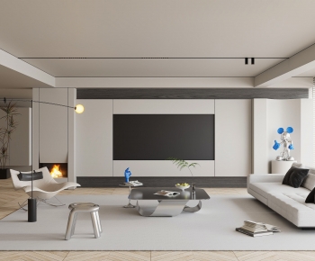 Modern A Living Room-ID:717020051