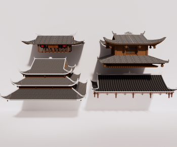 Chinese Style Building Component-ID:923136958