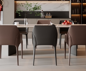 Modern Dining Table And Chairs-ID:995835076