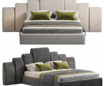 Modern Double Bed-ID:762450775