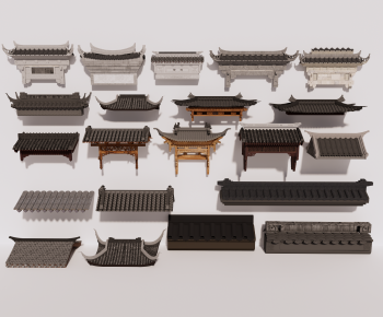 Chinese Style Building Component-ID:340933082