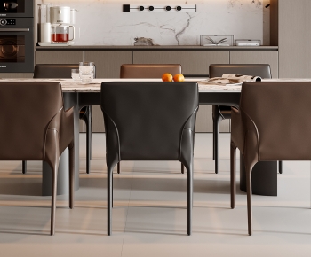 Modern Dining Table And Chairs-ID:724535942