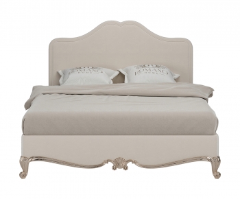 Simple European Style Double Bed-ID:945711117