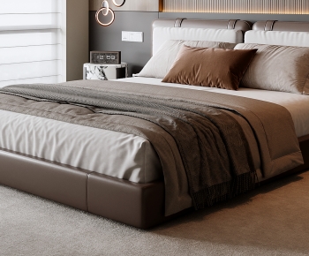 Modern Double Bed-ID:233031033