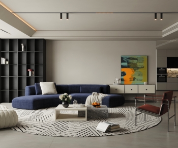 Modern A Living Room-ID:123045925