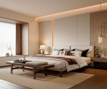 New Chinese Style Bedroom-ID:114888912