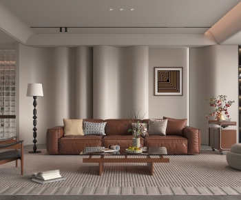 Modern A Living Room-ID:391906987