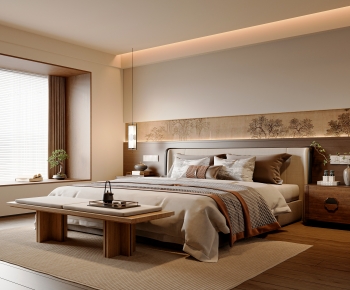 New Chinese Style Bedroom-ID:317012075