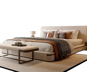 New Chinese Style Double Bed-ID:823979467