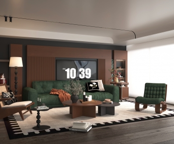 Modern A Living Room-ID:299552924