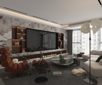 Modern A Living Room-ID:810735949