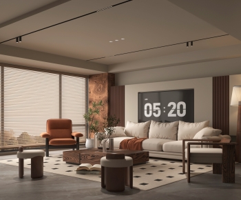 Modern A Living Room-ID:478034972