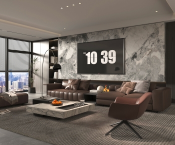 Modern A Living Room-ID:271410958