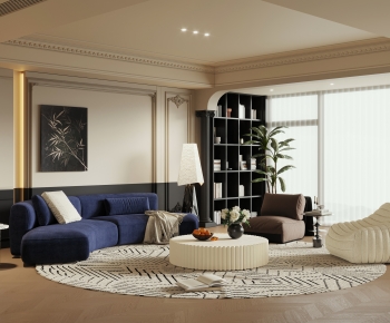 French Style A Living Room-ID:281795026