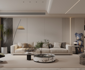 Modern A Living Room-ID:878607039