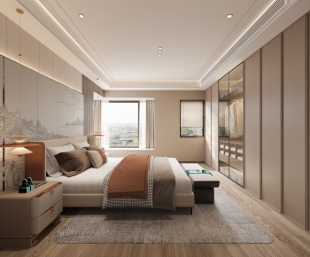 New Chinese Style Bedroom-ID:899894009