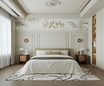 French Style Bedroom-ID:501843935