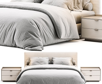 Modern Double Bed-ID:340060006