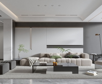 Modern A Living Room-ID:195794115