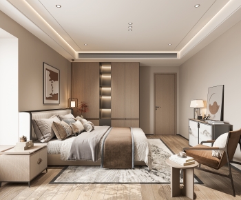 New Chinese Style Bedroom-ID:938877119