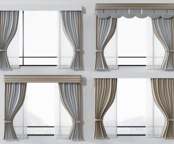 Simple European Style The Curtain-ID:949702981