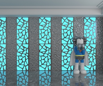 Modern TV Wall-ID:885405065