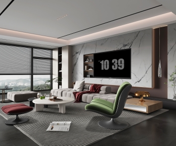 Modern A Living Room-ID:475557094