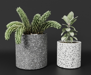 Modern Potted Green Plant-ID:829547889