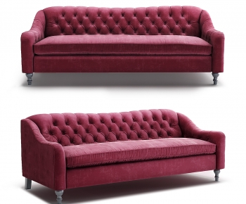 Simple European Style Three-seat Sofa-ID:883168941