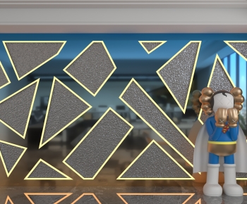 Modern TV Wall-ID:437002907