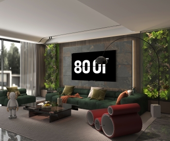 Modern A Living Room-ID:703547958