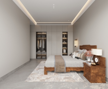 New Chinese Style Bedroom-ID:366806038