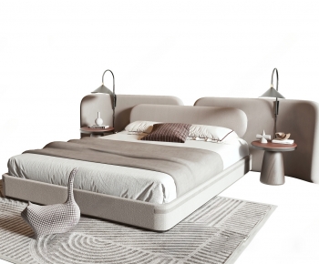 Modern Double Bed-ID:231348043
