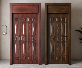 American Style Entrance Door-ID:205394034