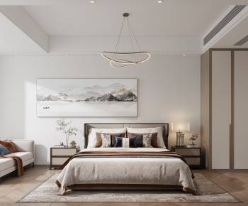 New Chinese Style Bedroom-ID:162055022