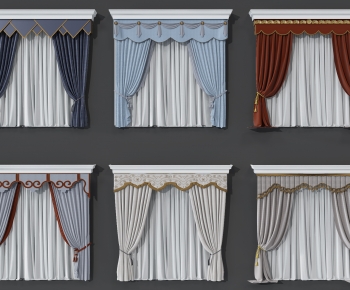 Simple European Style The Curtain-ID:414354094