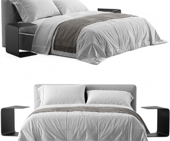 Modern Double Bed-ID:565274002