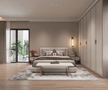 New Chinese Style Bedroom-ID:707081089